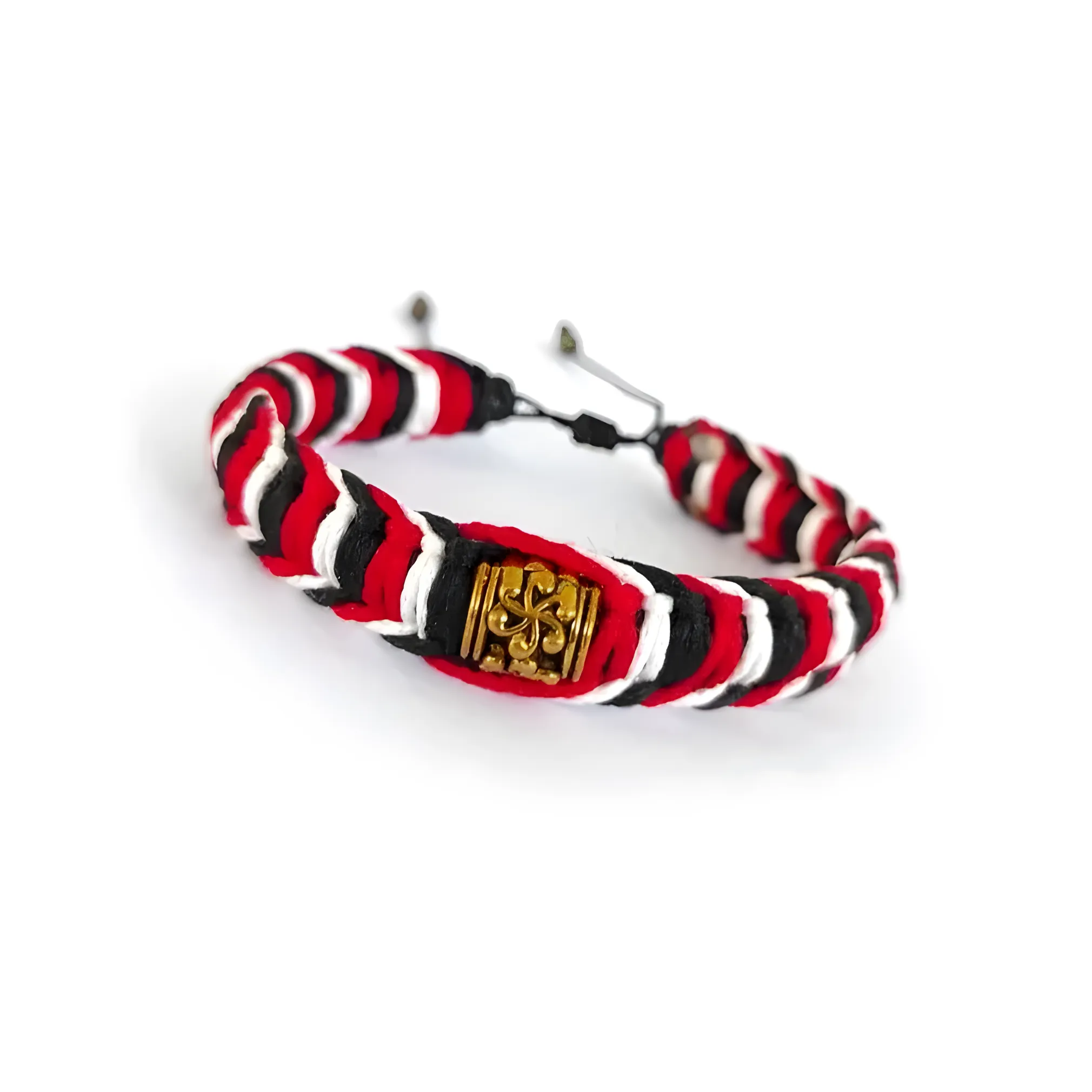 Premium Handmade Bali Tridatu Mandala Couple Bracelet | Nusamade Premium Handmade Bali Tridatu Mandala Couple Bracelet - Image 3