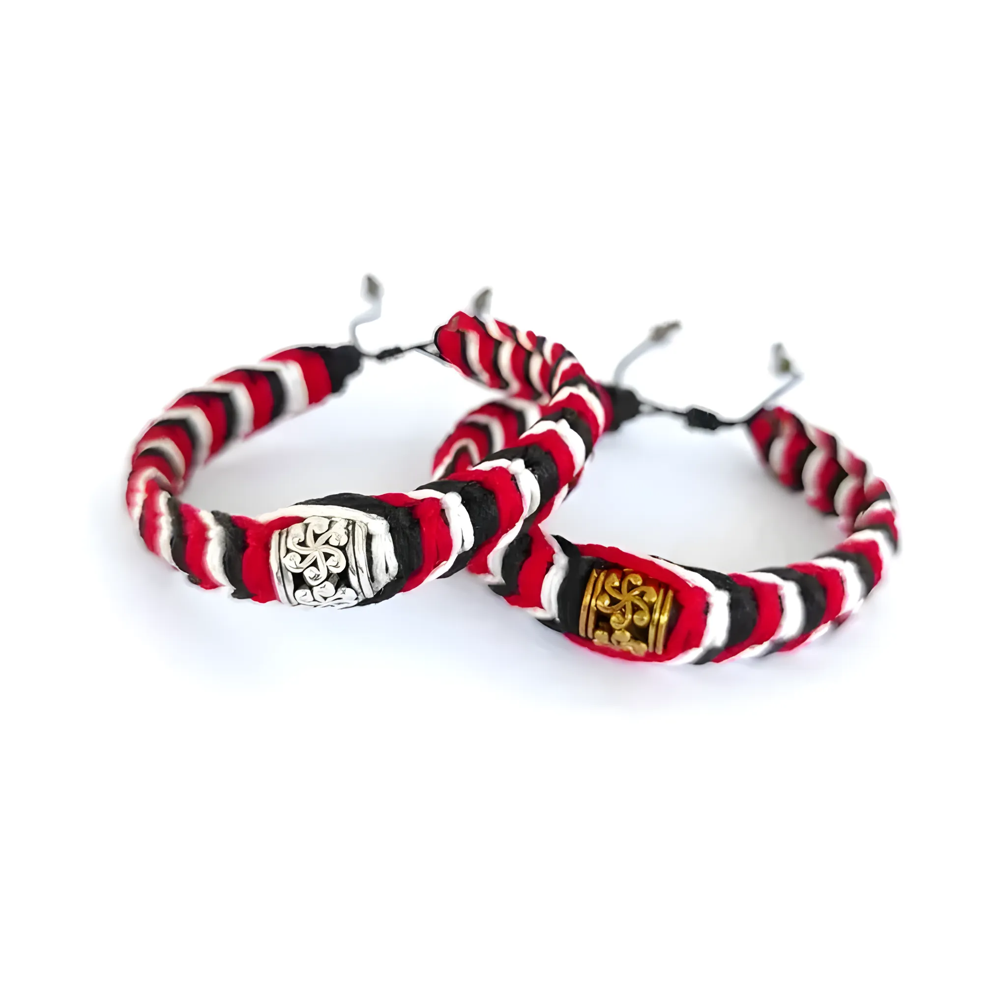 Premium Handmade Bali Tridatu Mandala Couple Bracelet | Nusamade Premium Handmade Bali Tridatu Mandala Couple Bracelet