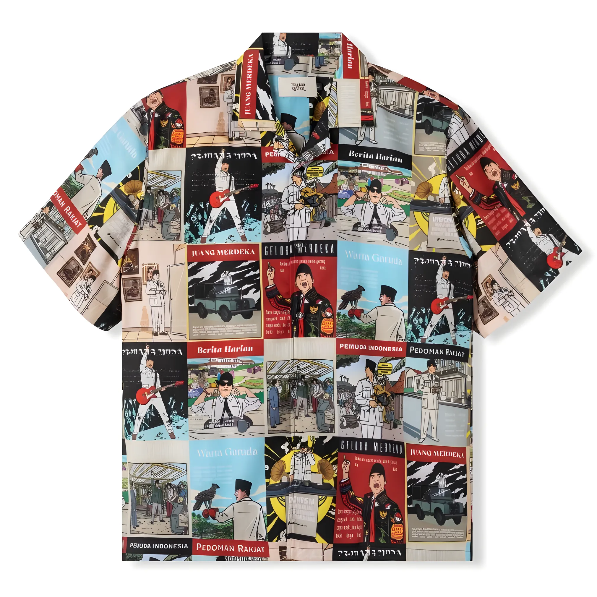 Telusur Kultur Cultural Exploration Printed Shirt – Warta Merdeka Collection