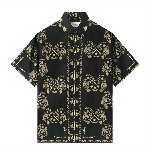 Telusur Kultur Printed Batik Shirt – Nusantara Heritage – Keris – Black
