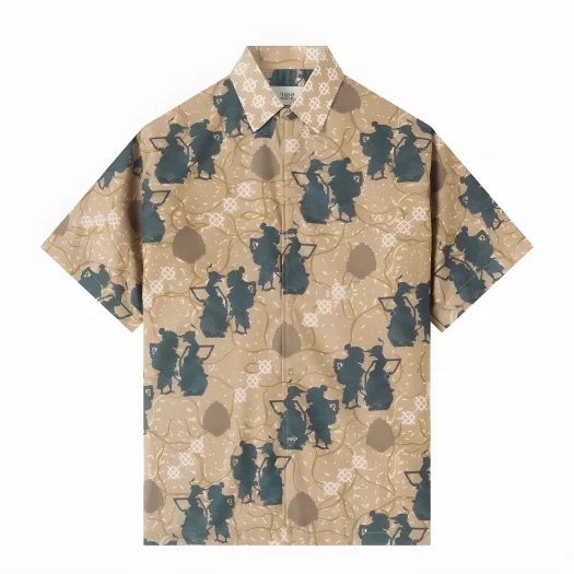 Telusur Kultur Printed Batik Shirt – Nusantara Heritage Design – Punokawan – Brown