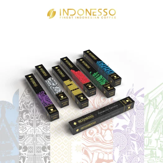 INDONESSO Specialty Coffee Capsules (6+1 Free) – Premium Indonesian Coffee Pods – Nespresso Compatible