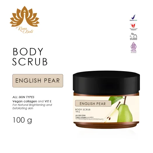 Kana Bali Exquisite English Pear Exfoliating Body Scrub Lulur – Rejuvenating Spa Experience