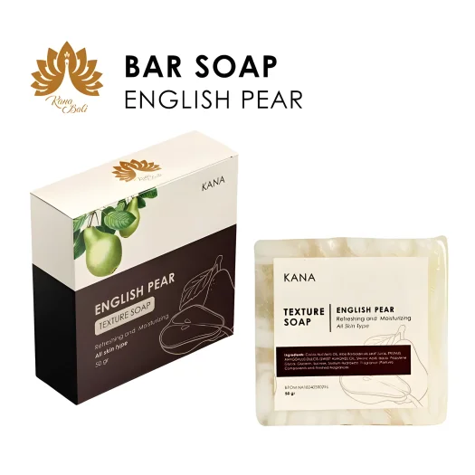 Kana Bali Natural Texture Bar Soap – English Pear
