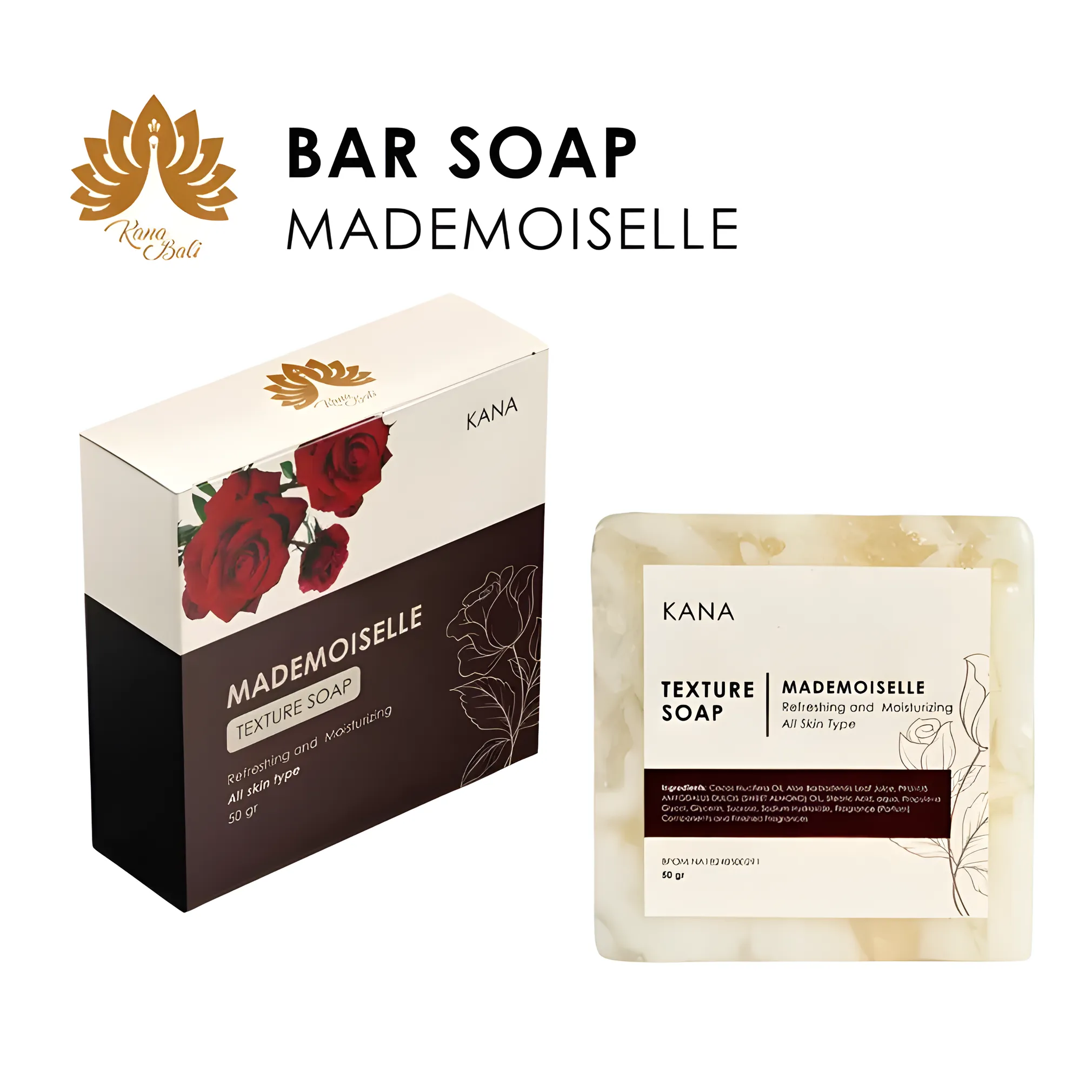 Kana Bali Natural Texture Bar Soap – Mademoiselle