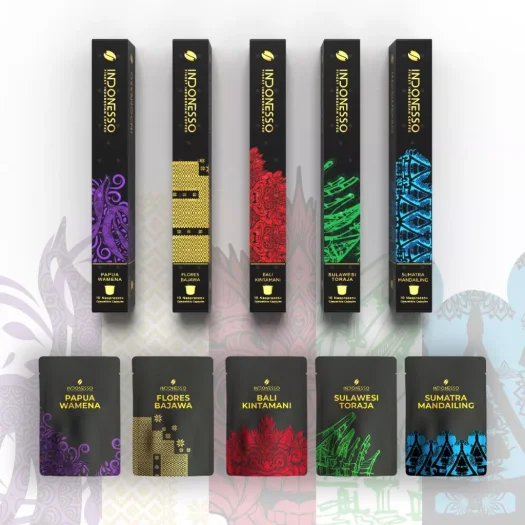 INDONESSO Coffee Capsule Specialty Pack – 5 Boxes of Nespresso Compatible Pods & 5 Single-Serve Drip Coffee Sachets