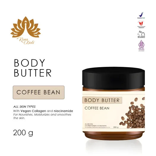 Kana Bali Luxurious Coffee Bean Infused Moisturizing Body Butter