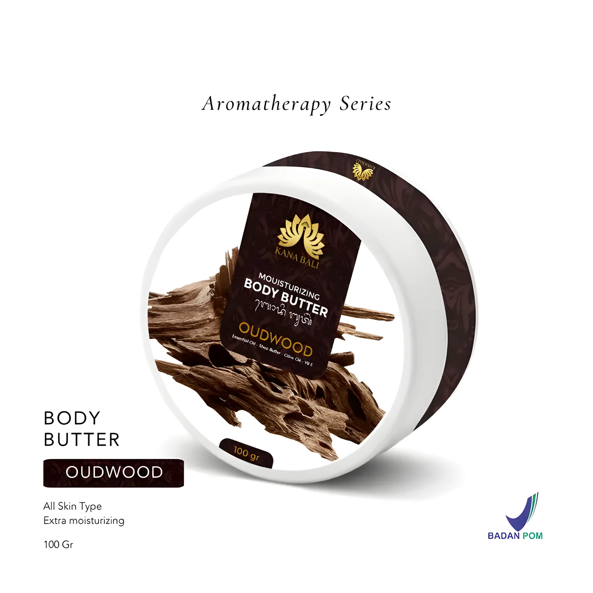 Kana Bali Oud Wood Aromatherapy Body Butter – Revitalize, Hydrate, Nourish Your Skin