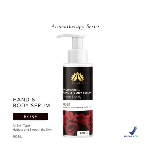 Kana Bali Rose Aromatherapy Hand And Body Serum – Nourishing Skin Care