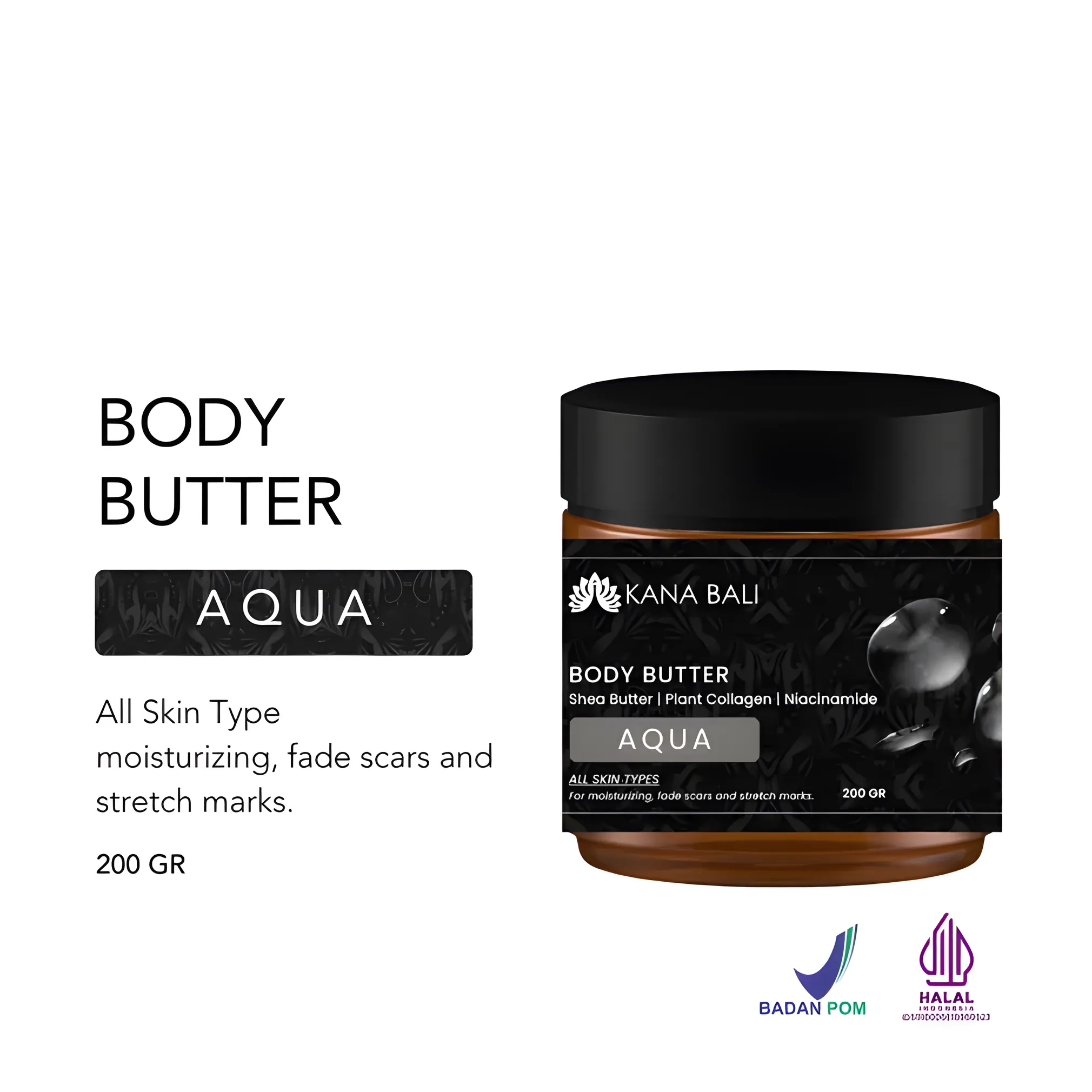 Kana Bali Aqua Moisturizing Body Butter | Men’s Moisturizer Series