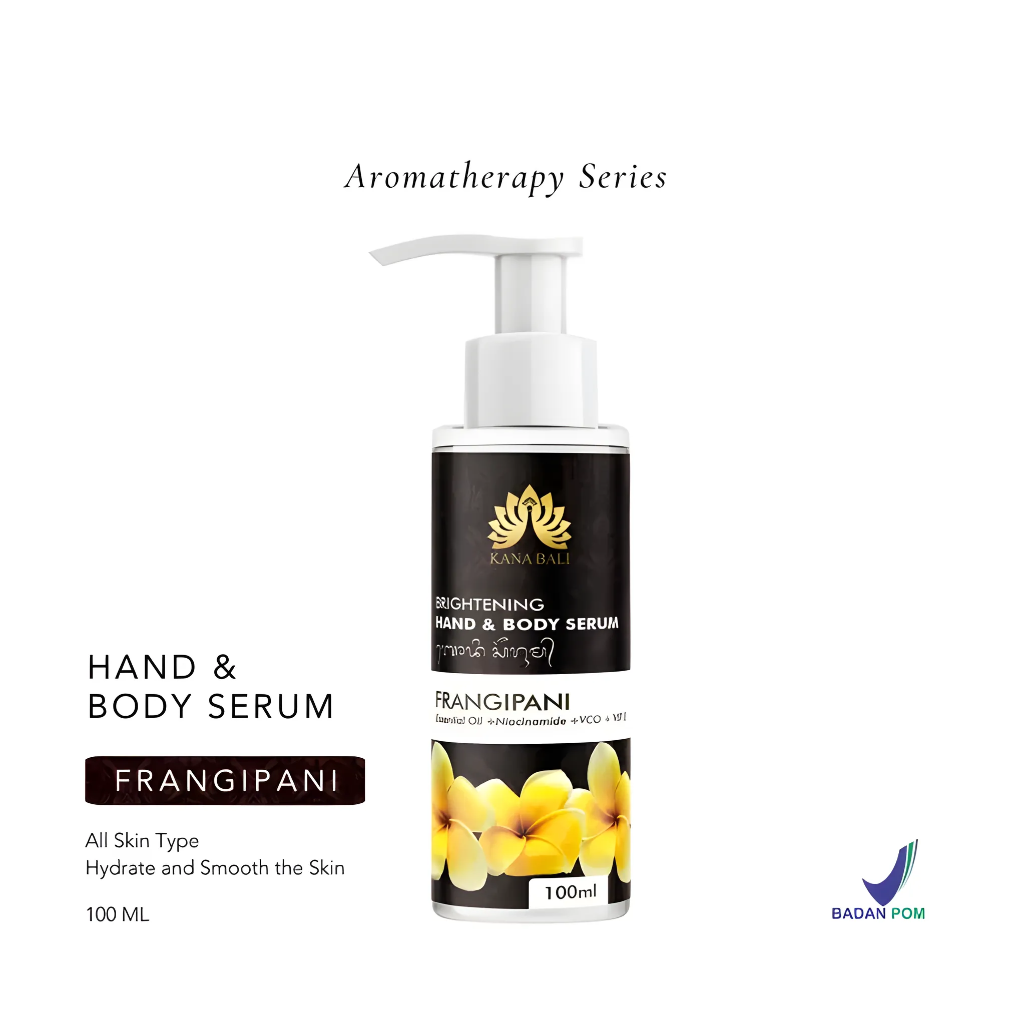 Kana Bali Frangipani Aromatherapy Hand And Body Serum – Nourishing Skin Care