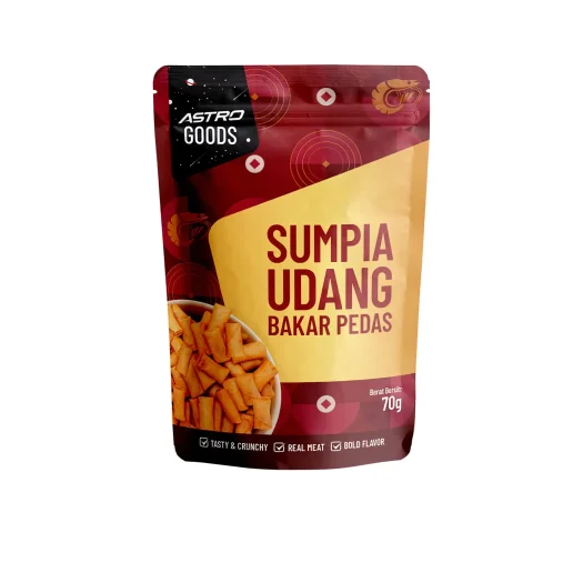Astro Goods Spicy Grilled Shrimp Sumpia, 70 g