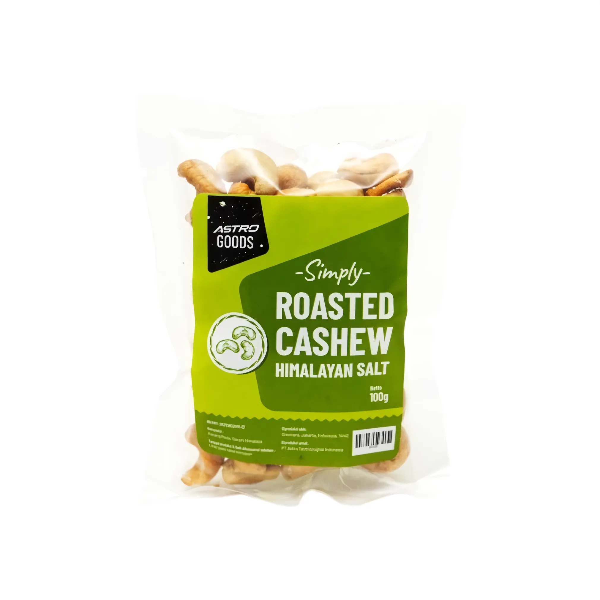 Astro Goods Roasted Cashews with Himalayan Salt, 100 g