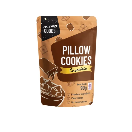 Astro Goods Double Choco Pillow Cookies, 90 g
