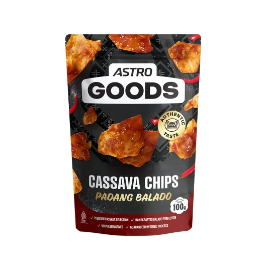 Astro Goods Padang Style Balado Cassava Chips, 100 g