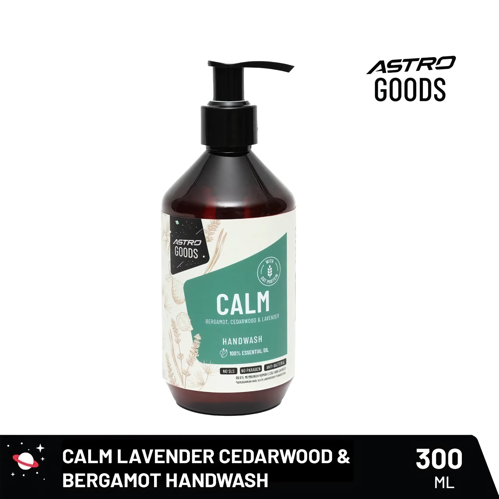 Astro Goods Calm Hand Wash – Bergamot, Cedarwood & Lavender, 300 mL
