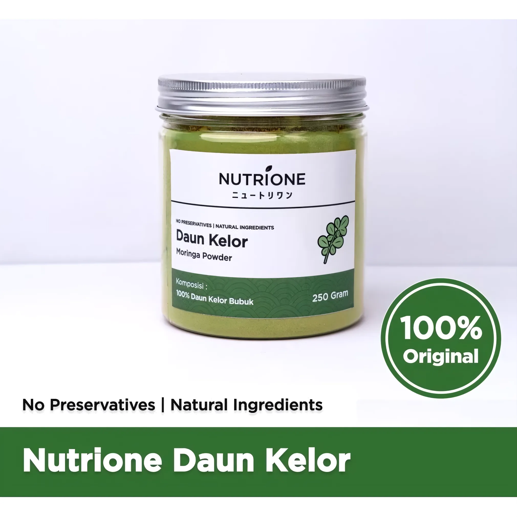 Nutrione Original Premium Moringa Powder – Superfood Supplement, 250 g