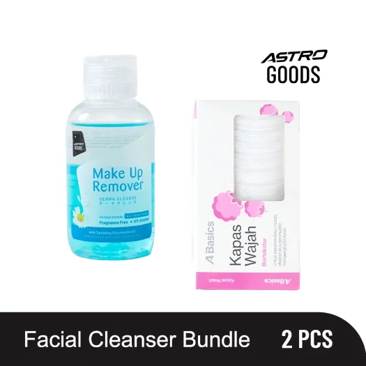 Astro Goods Ultimate Cleanse – Makeup Remover & Facial Cotton (80 Pcs) Bundle