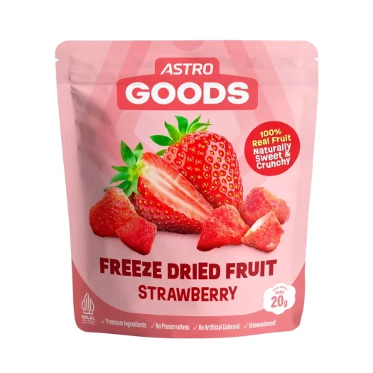 Astro Goods Freeze Dried Fruit – Strawberry, 20 g