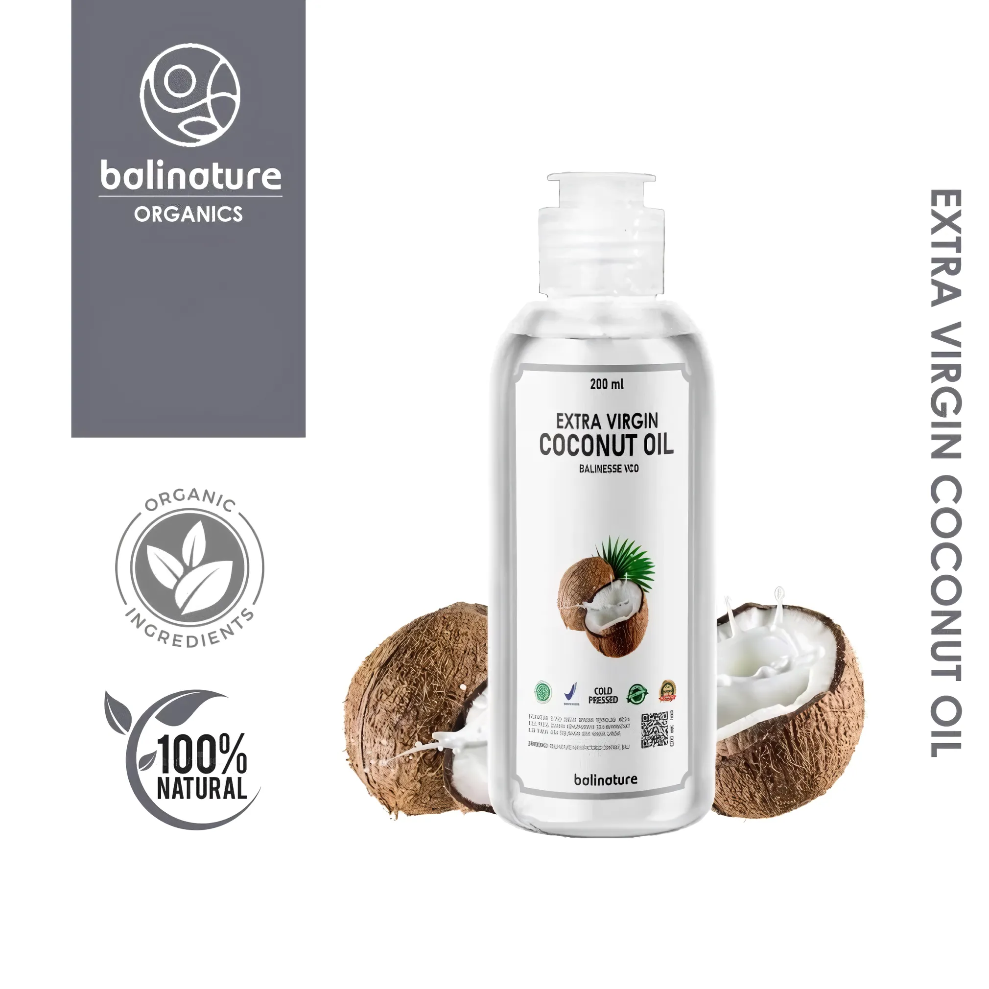 Balinature Pure VCO – Cold Pressed Extra Virgin Coconut Oil for Immune Support