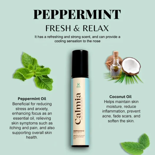 HEION Calmia Stress-Relief Essential Oil Roll-On Applicator