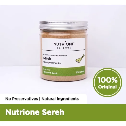Nutrione Original Premium Lemongrass Powder, 200 g