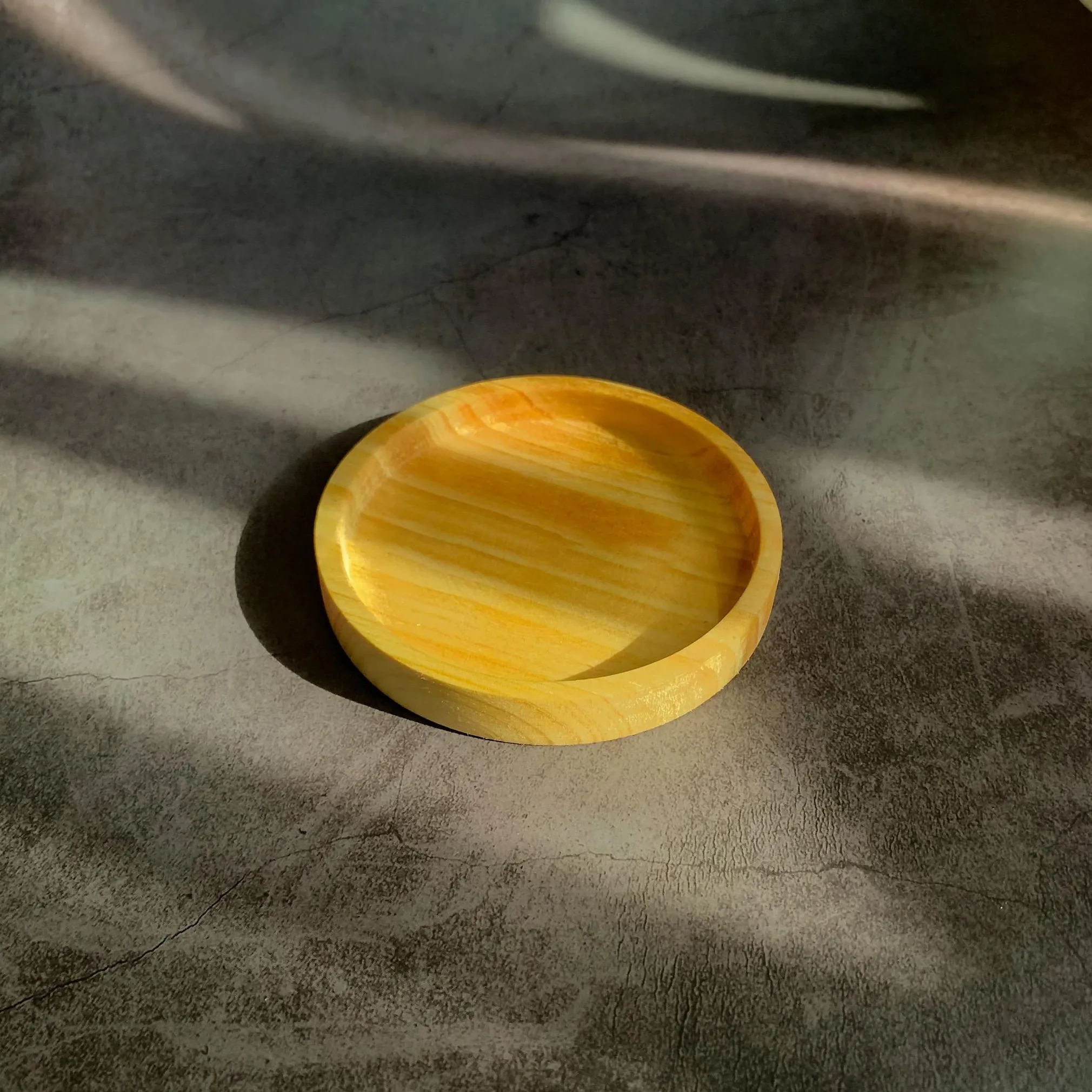 Ikikayu Handmade Pine Wood Coaster Set (2 pcs)