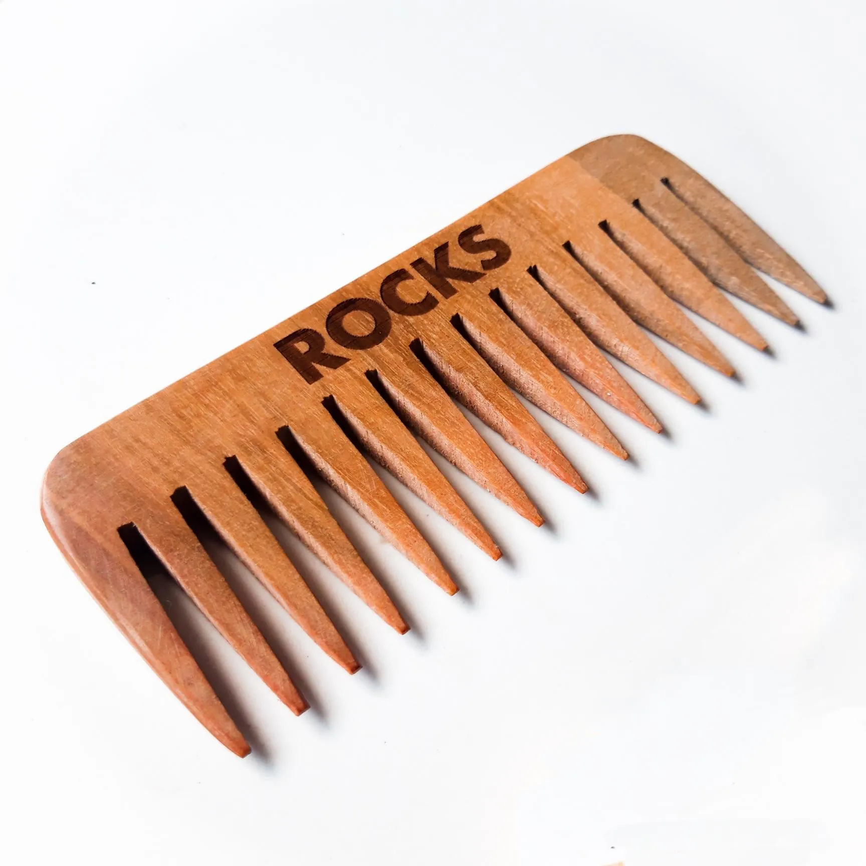 Ikikayu Handmade Sawo Wood Hair Comb