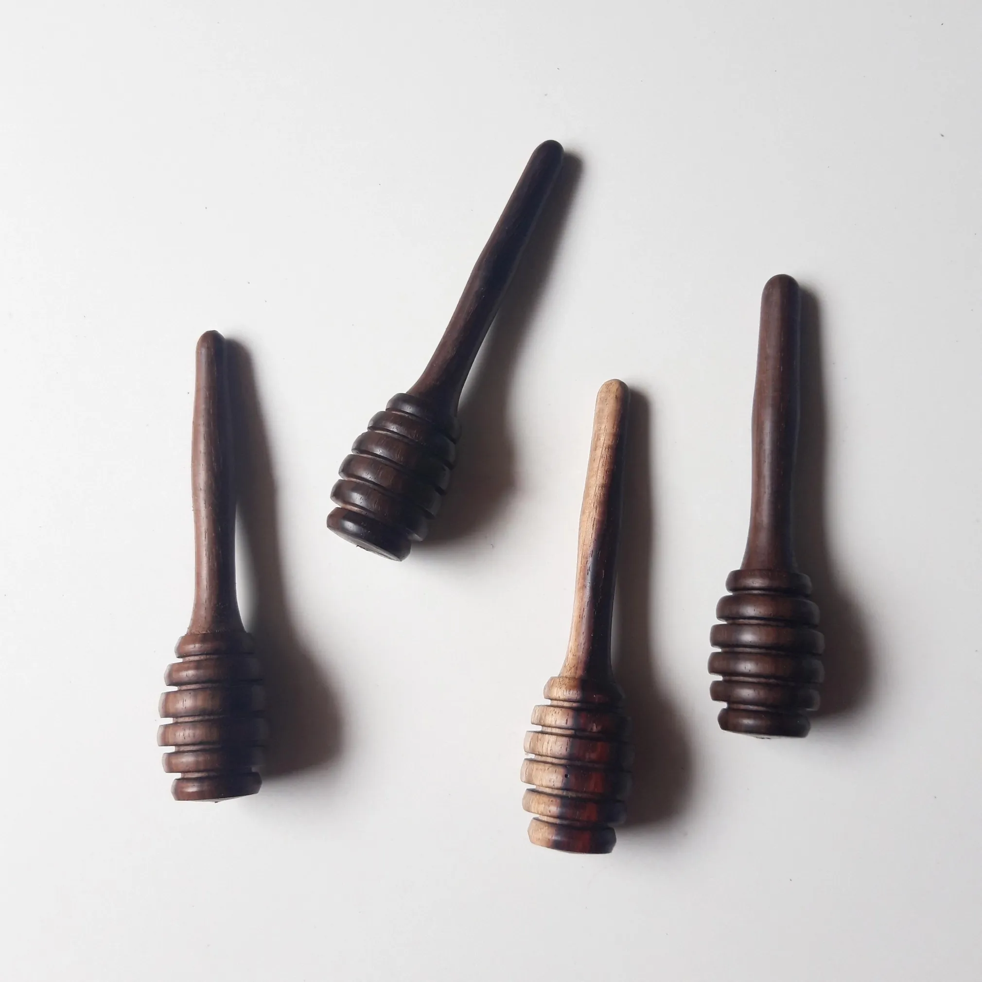 Ikikayu Premium Handmade Sonokeling Wood Honey Dipper
