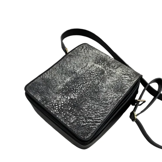 Mool Leather Men’s Limited Edition Stingray Leather Sling Bag