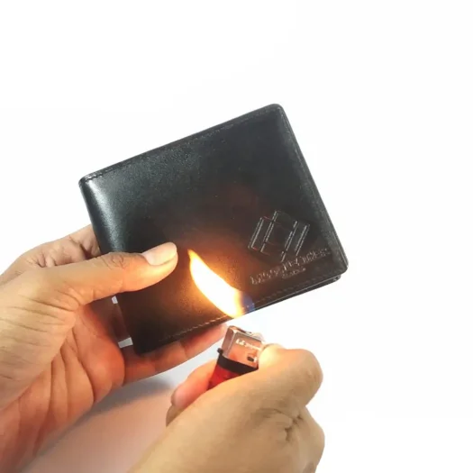 Mool Leather Men’s Full Cowhide Leather Bifold Wallet