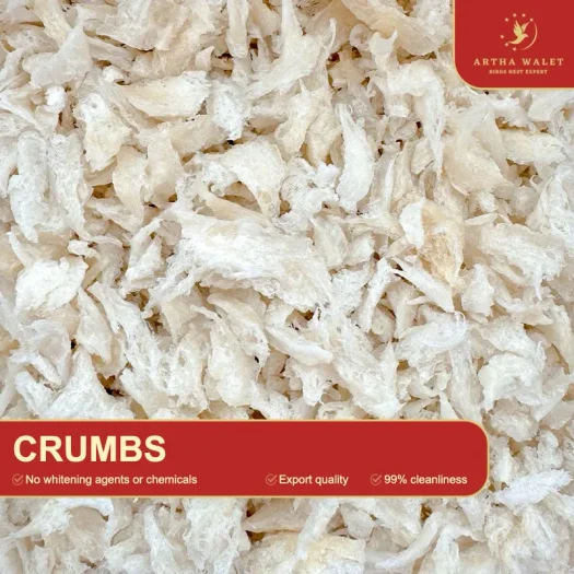 Artha Walet Edible Bird’s Nest – Kakian (Small Nest Fragments / Crumbs), 15 g