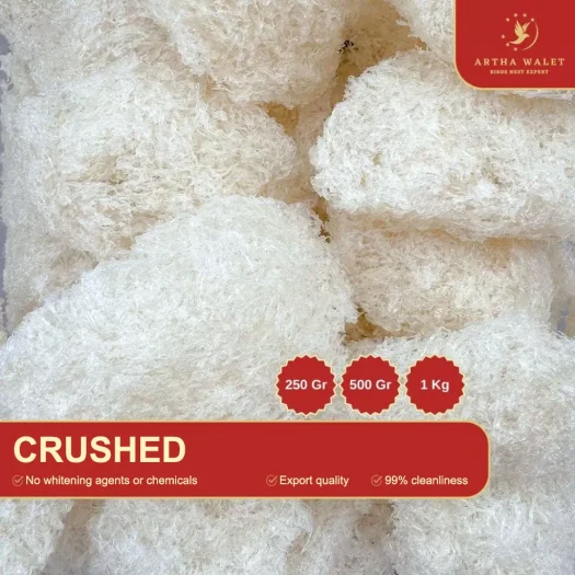 Artha Walet Edible Bird’s Nest – Crushed Type (Hancuran)
