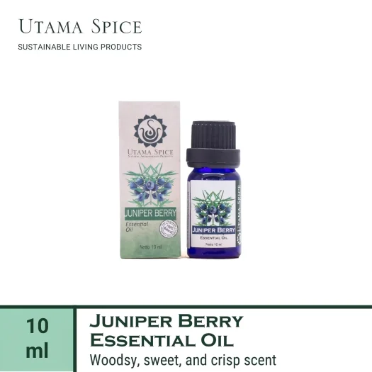 Utama Spice Juniper Berry Essential Oil, 10 mL – Pure Aromatherapy Bliss
