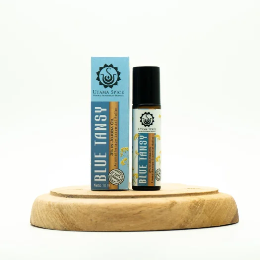 Utama Spice Blue Tansy Essential Oil Roller, 10 mL
