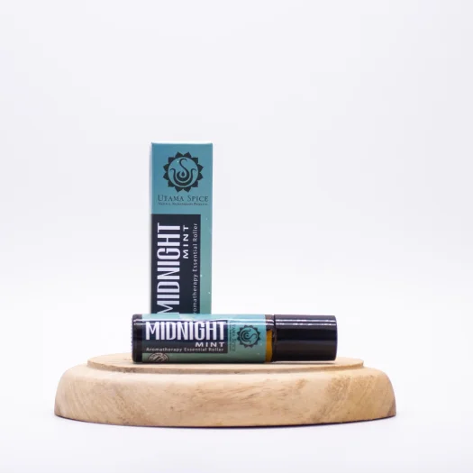 Utama Spice Refreshing Midnight Mint Essential Oil Blend Roller, 10 mL
