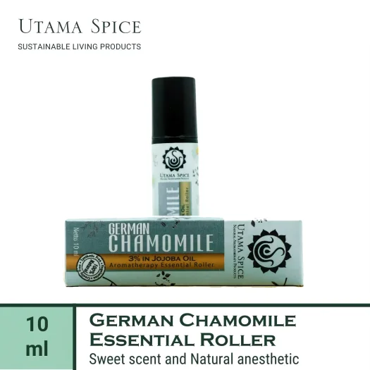 Utama Spice German Chamomile Essential Oil Roller, 10 mL