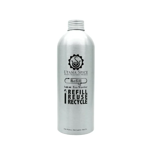 Utama Spice Aluminum Bottle with Cap, 500 mL