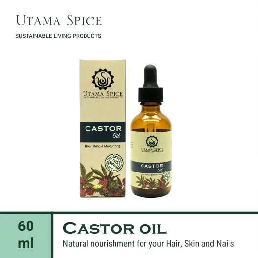 Utama Spice Castor Oil, 60 mL – Purity Perfected