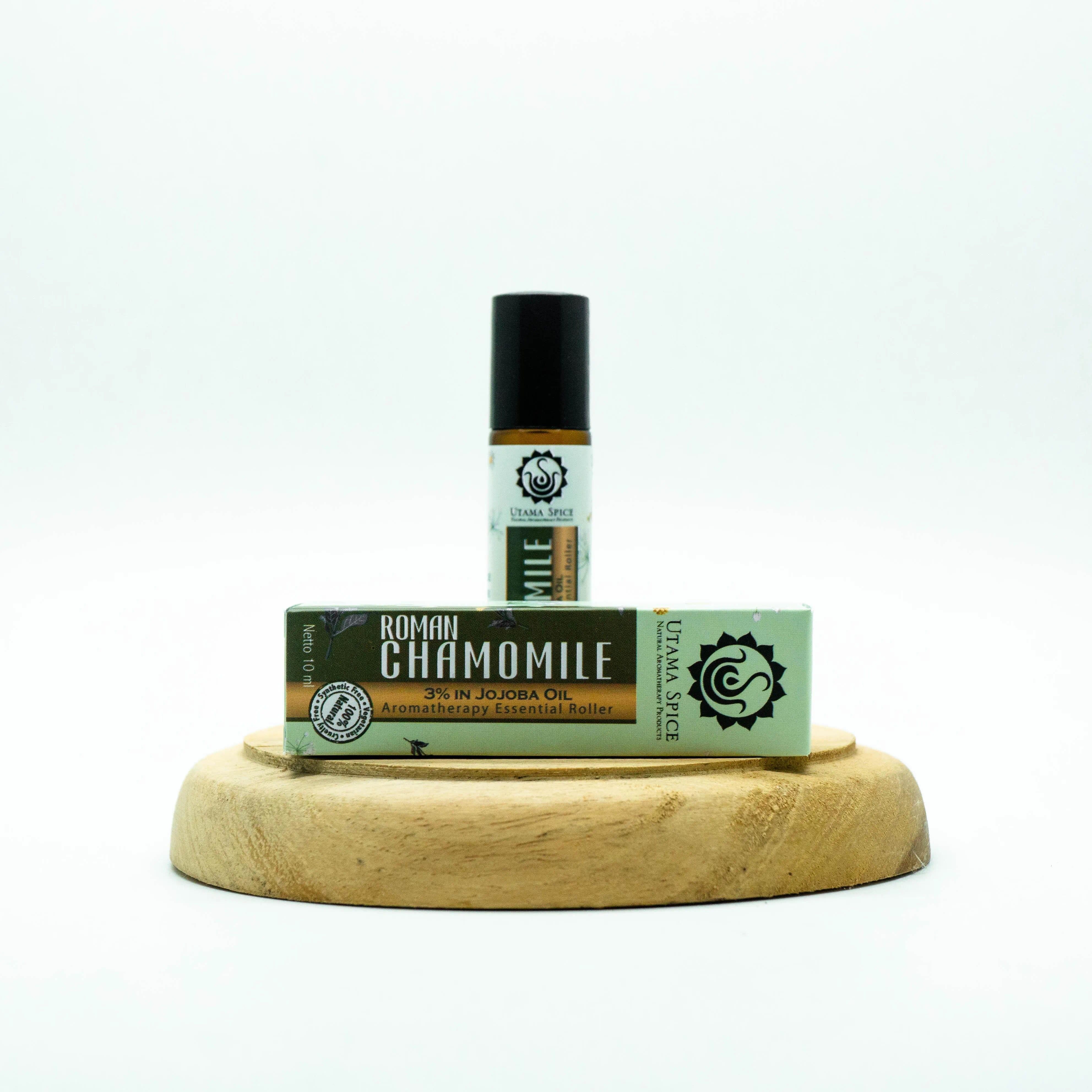 Utama Spice Roman Chamomile Essential Oil Roller, 10 mL