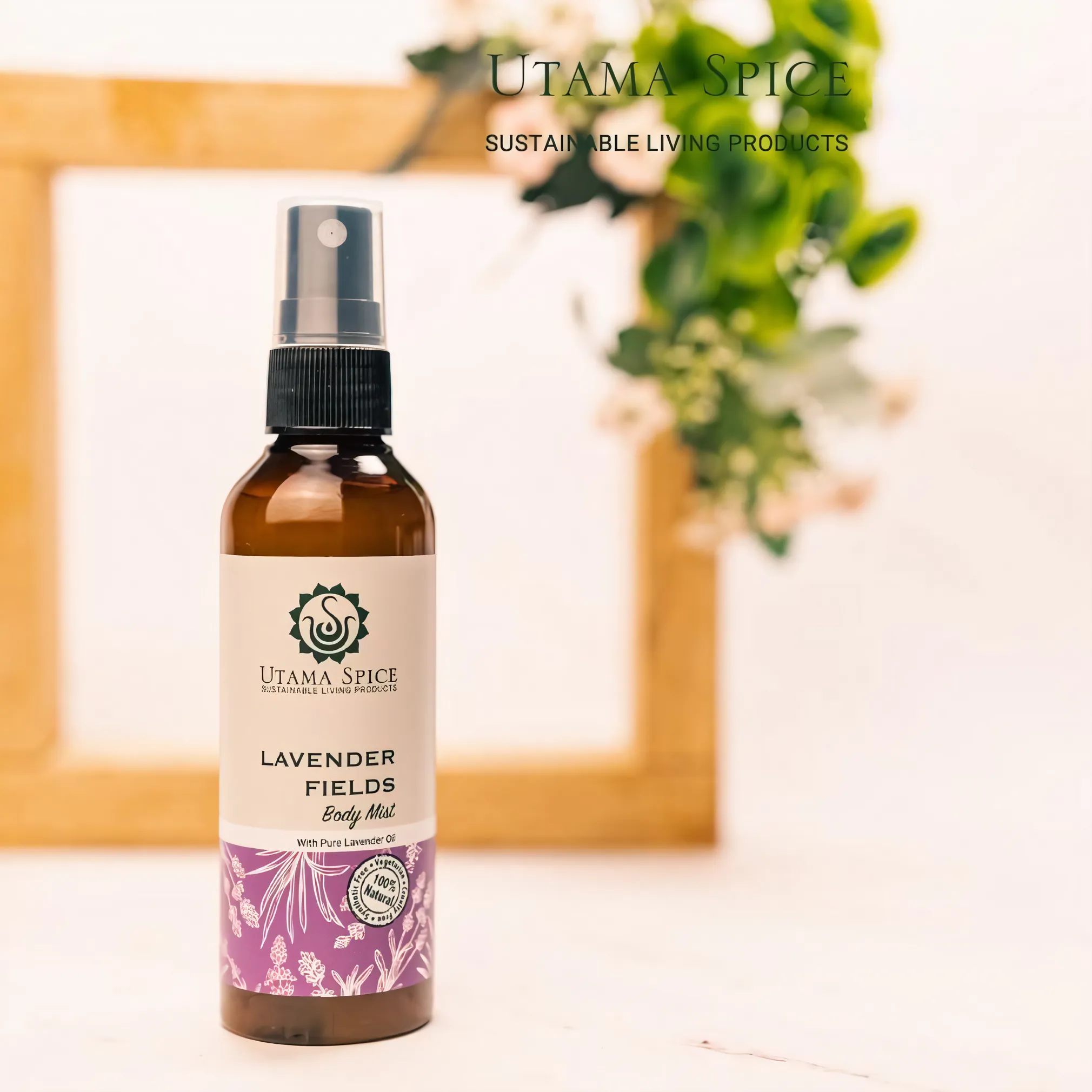Utama Spice Lavender Fields Body Mist, 100 mL | Nusamade Utama Spice Lavender Fields Body Mist, 100 mL - Image 2