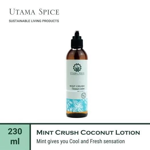 Utama Spice Mint Crush Coconut Lotion, 230 mL – Revitalize Your Skin