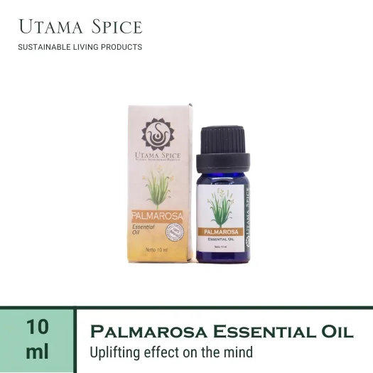 Utama Spice Palmarosa Essential Oil, 10 mL