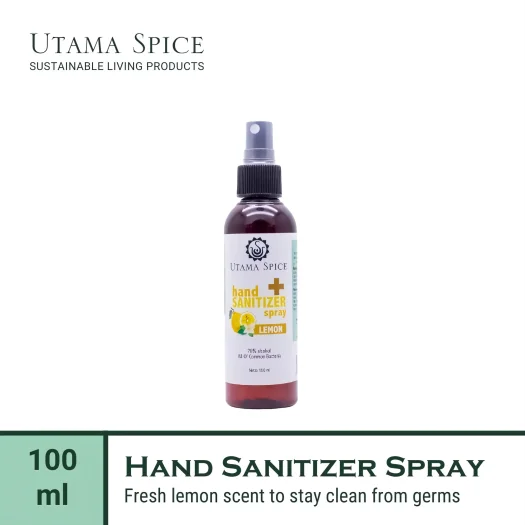 Utama Spice Lemon Antibacterial Hand Sanitizer Spray, 100 mL