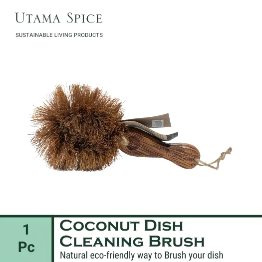 Utama Spice Eco-Friendly Coconut Fiber Dish Cleaning Brush