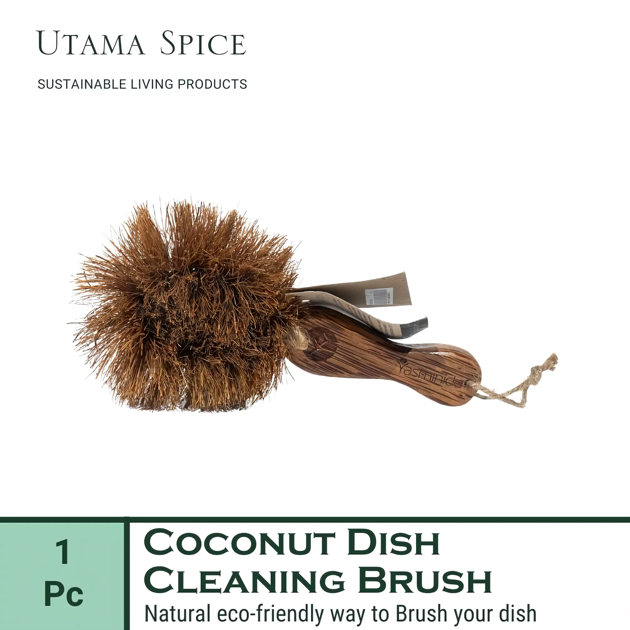Utama Spice Eco-Friendly Coconut Fiber Dish Cleaning Brush