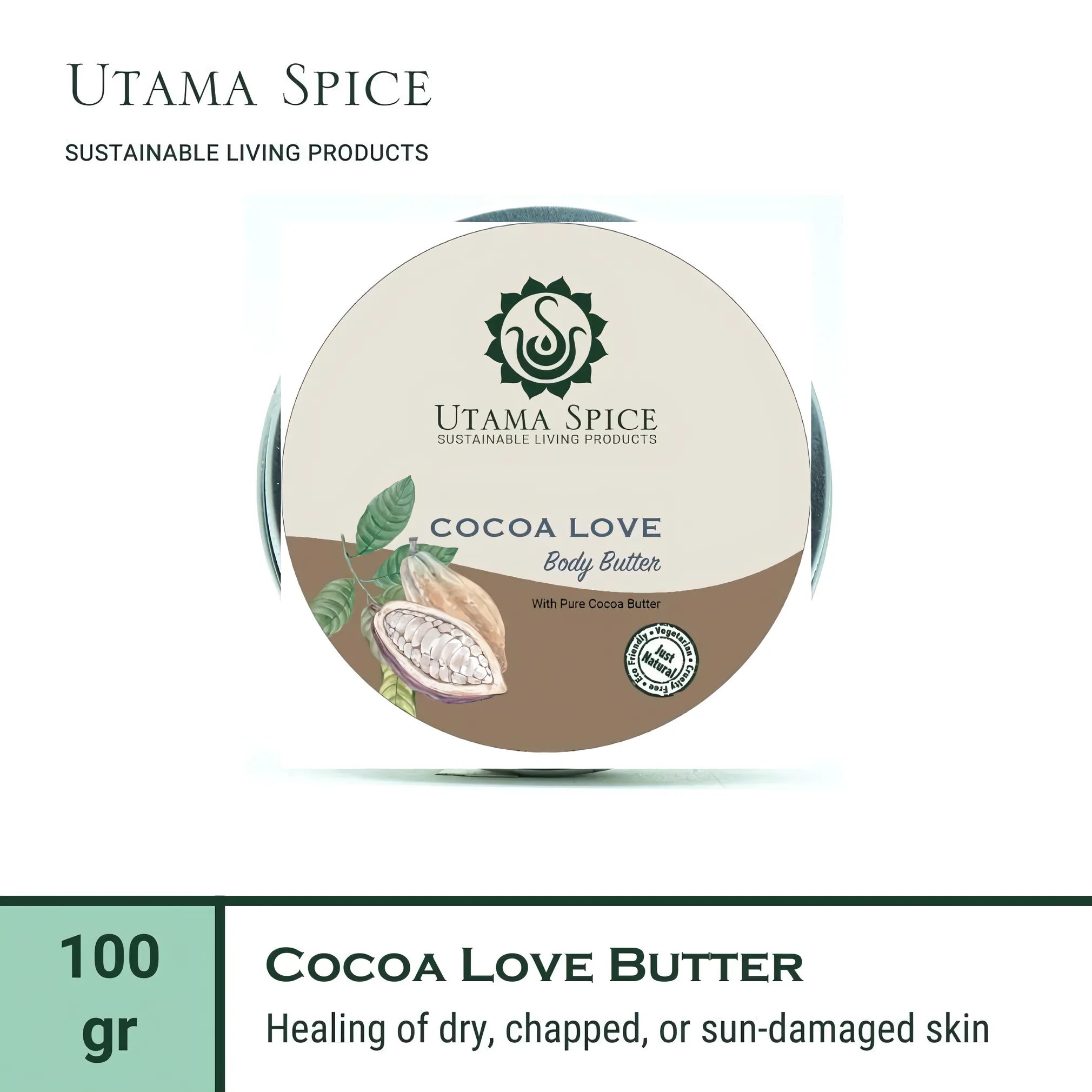 Utama Spice Body Butter, 100 g – Indulge In Cocoa Love