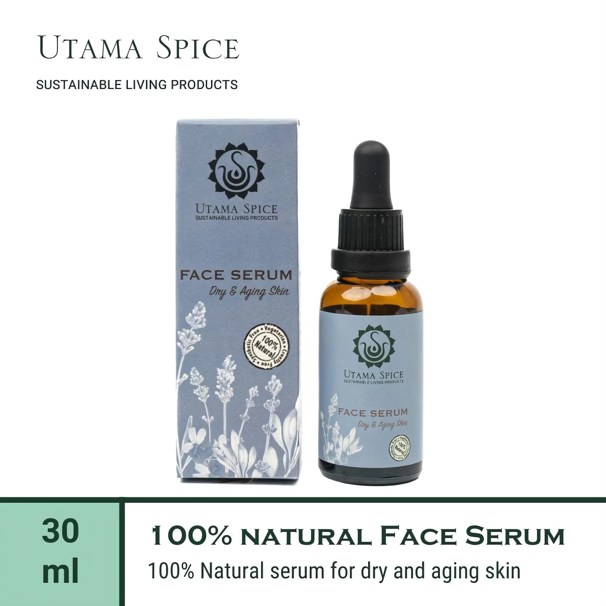 Utama Spice Radiant Glow Face Serum, 30 mL