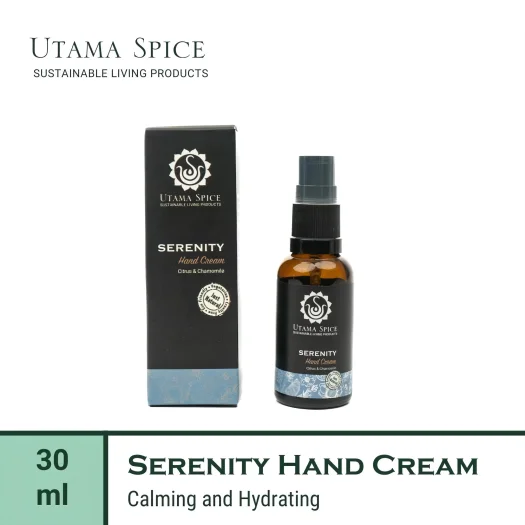 Utama Spice Serenity Hand Cream, 30 mL – Calming and Hydrating