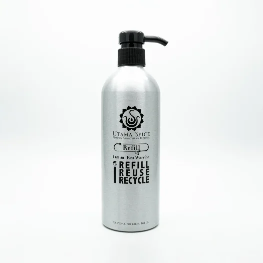 Utama Spice Aluminum Bottle with Pump, 500 mL